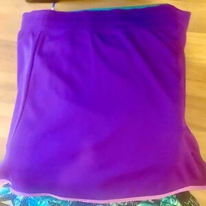 🎬🎬FREE GIFT! 
t Purple Swim Skirt, with Lavender Bottom Border Line, Size 3X-4X